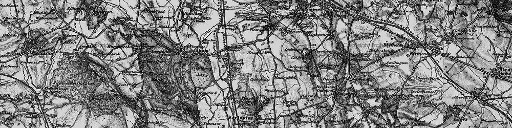 Old map of Newstead in 1897