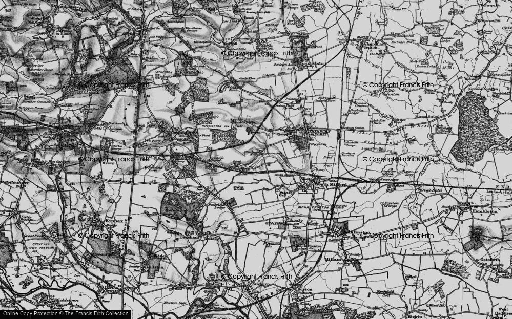 Old Map of Newthorpe, 1896 in 1896