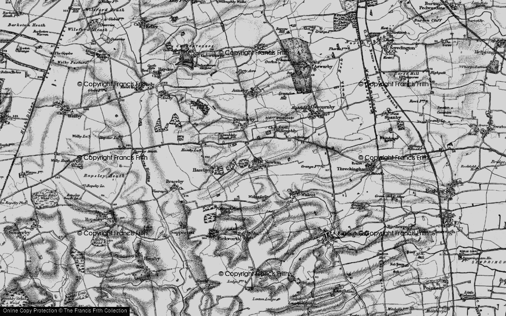 Old Map of Newton, 1895 in 1895