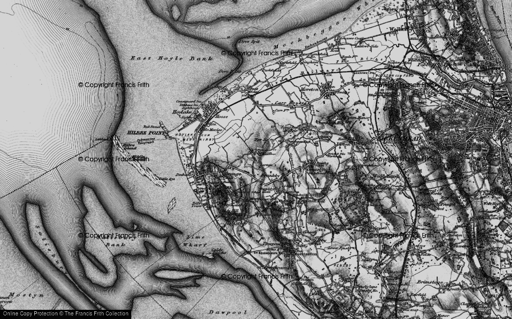 Old Map of Newton, 1896 in 1896