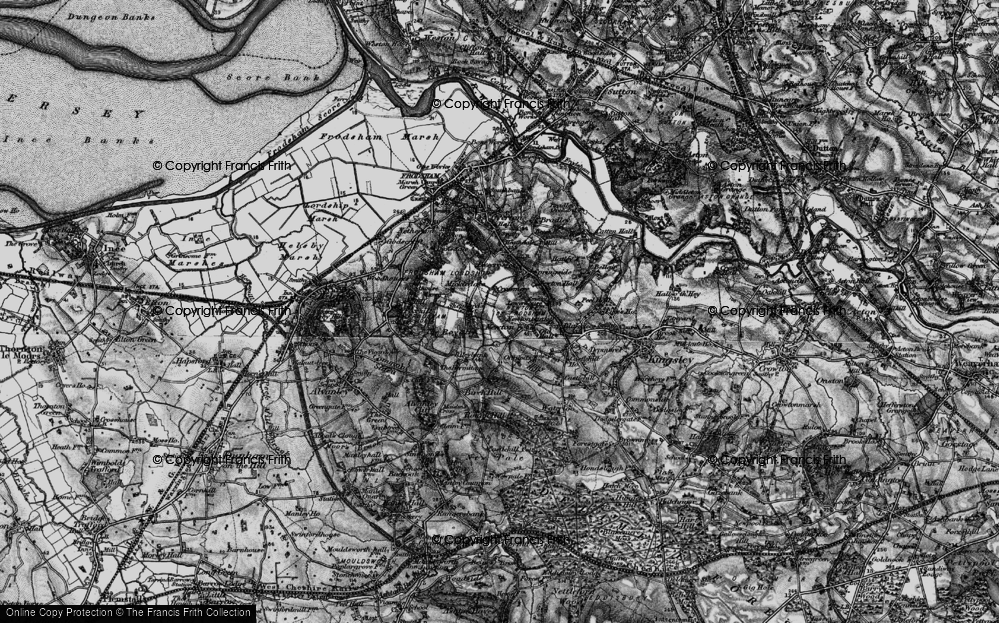 Old Map of Newton, 1896 in 1896