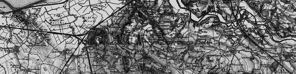 Old map of Newton in 1896