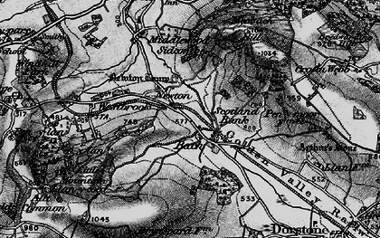 Old map of Newton in 1896