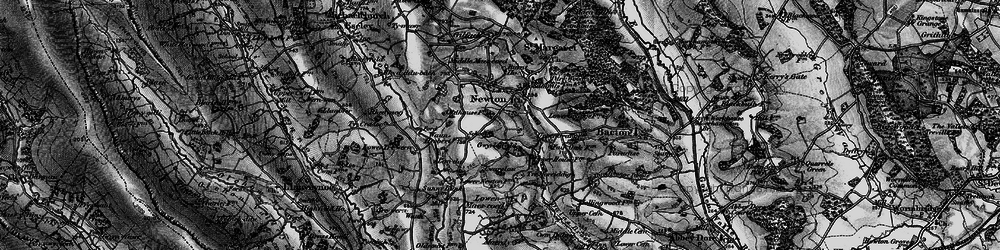 Old map of Newton in 1896