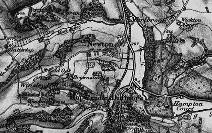 Old map of Wig Wood in 1898