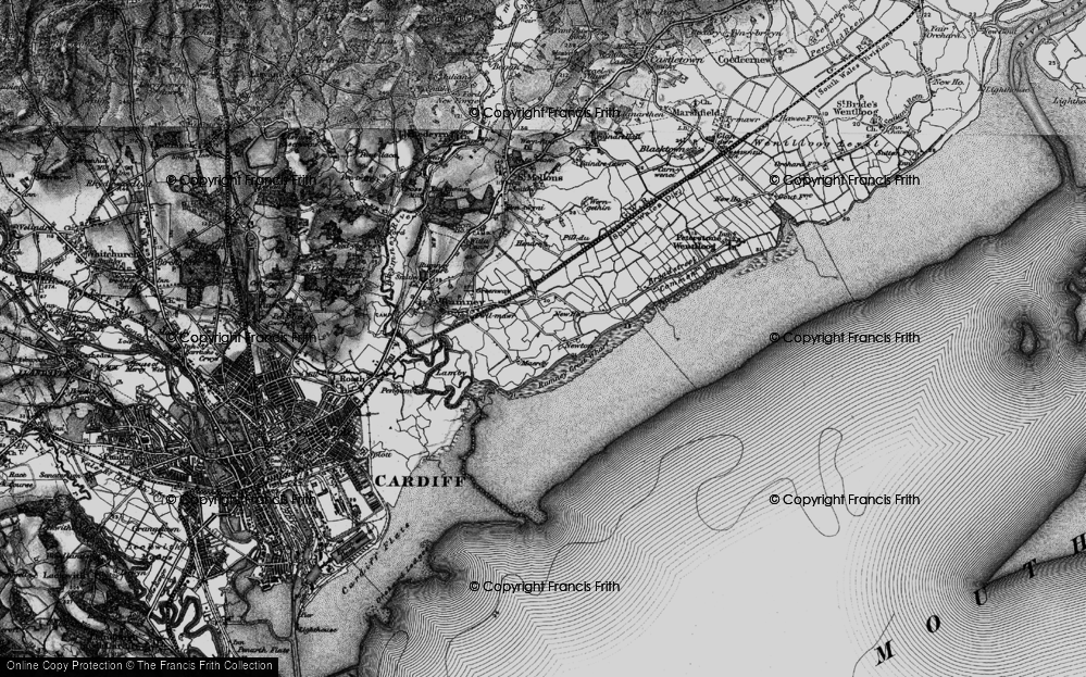 Old Map of Newton, 1898 in 1898