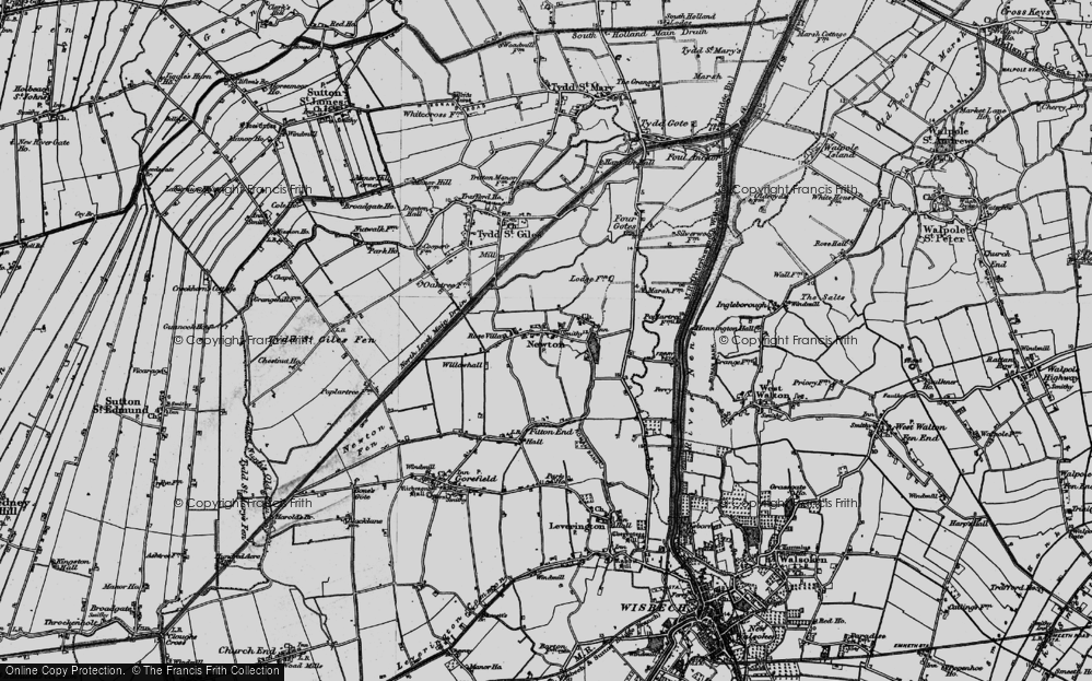 Old Map of Newton, 1898 in 1898