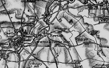 Old map of Broadmeadow Common in 1898