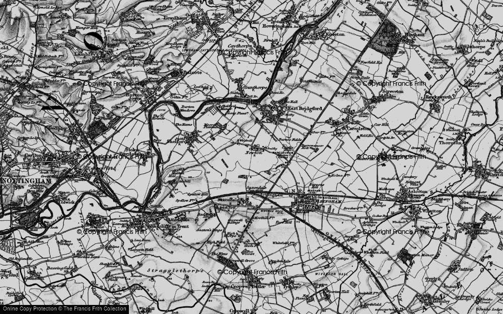 Old Map of Newton, 1899 in 1899