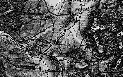 Old map of Newton in 1899