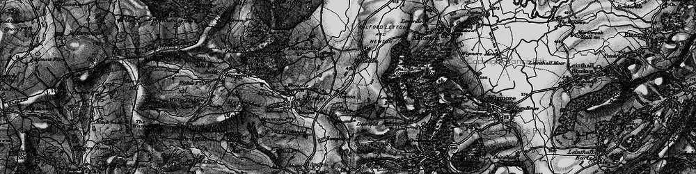 Old map of Newton in 1899