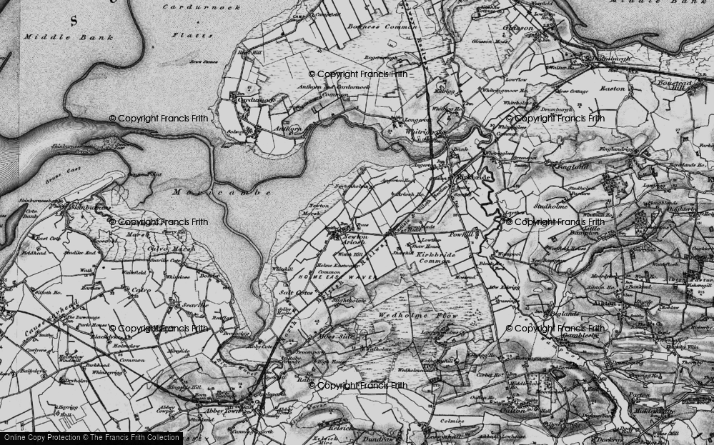 Old Map of Newton Arlosh, 1897 in 1897