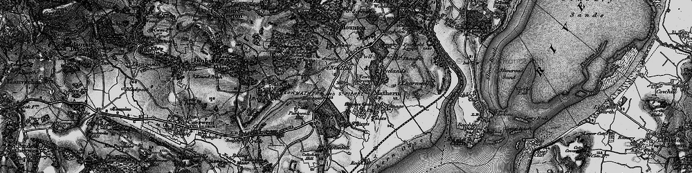 Old map of Newton Green in 1897