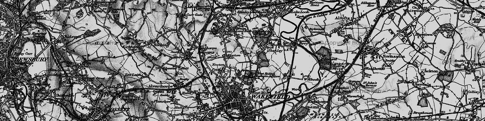 Old map of Newton Hill in 1896