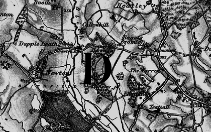Old map of Newton Hurst in 1898