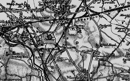 Old map of Newton Park in 1896