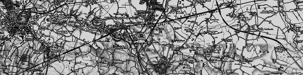 Old map of Newton Park in 1896