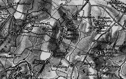 Old map of Newton Purcell in 1896