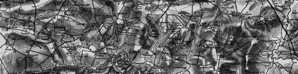 Old map of Newton Purcell in 1896