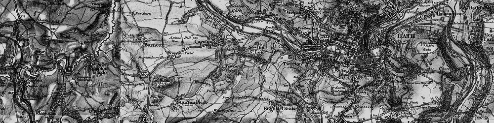 Old map of Newton St Loe in 1898