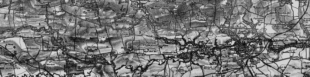 Old map of Buckshaw in 1897
