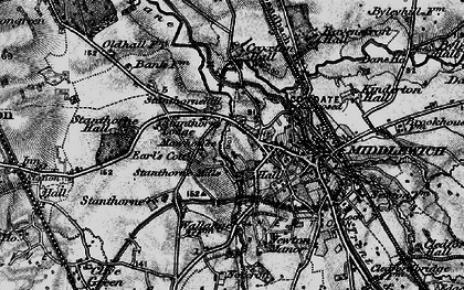 Old map of Newtonia in 1896