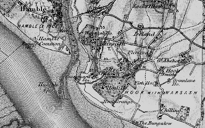Old map of Newtown in 1895