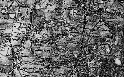 Old map of Newtown in 1896