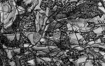 Old map of Newtown in 1896