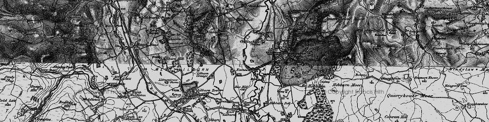 Old map of Lilburn Grange in 1897