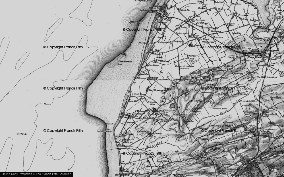 Old Map of Newtown, 1897 in 1897