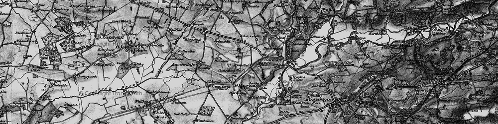 Old map of Breaks, The in 1897