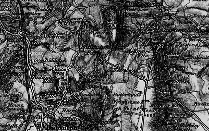 Old map of Biddulph Old Hall in 1897