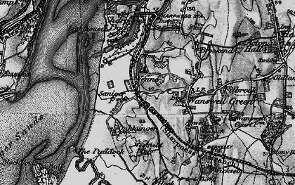 Old map of Newtown in 1897