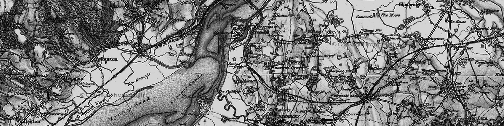 Old map of Newtown in 1897