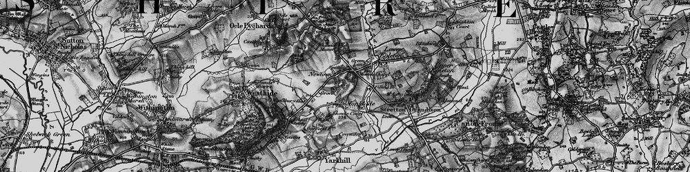 Old map of Newtown in 1898