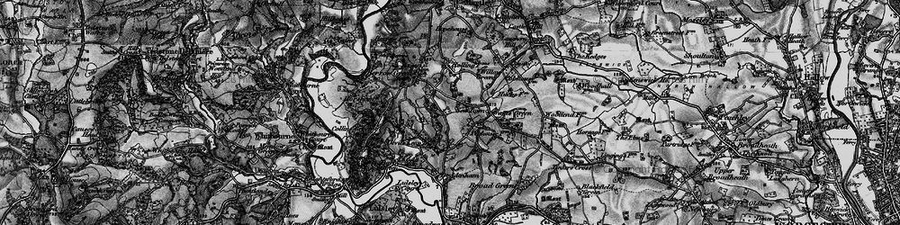 Old map of Newtown in 1898
