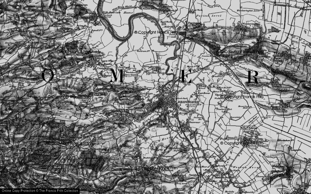 Old Map of Newtown, 1898 in 1898