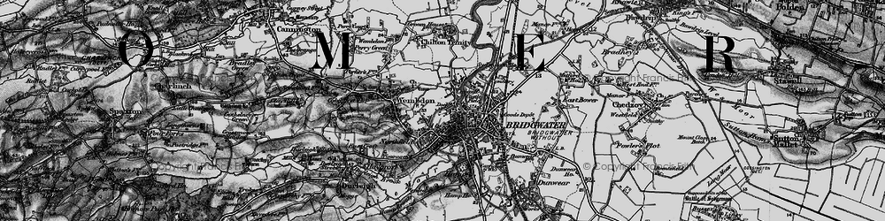 Old map of Newtown in 1898