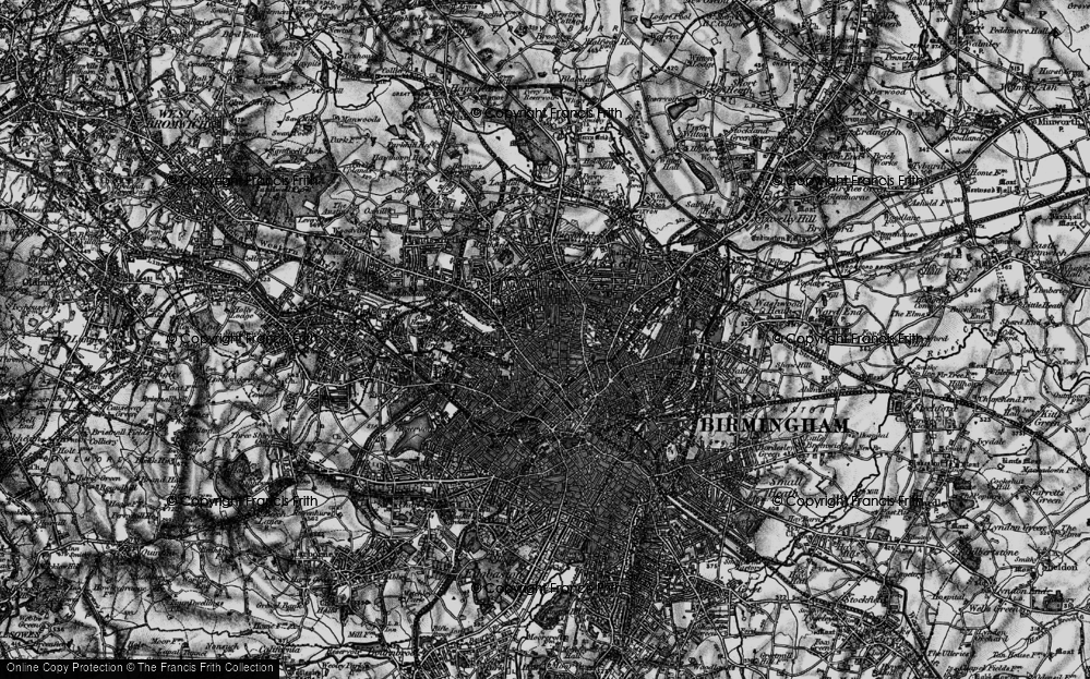 Old Map of Newtown, 1899 in 1899