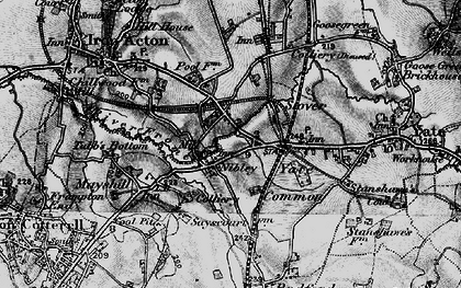 Old map of Tubb's Bottom in 1898
