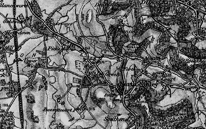 Old map of Nibley Green in 1897