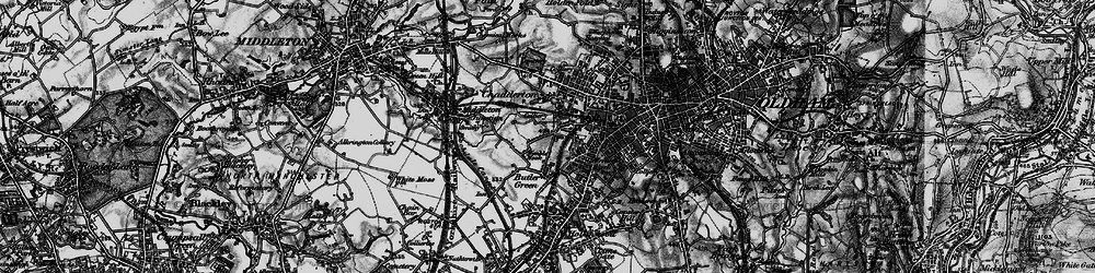 Old map of Nimble Nook in 1896