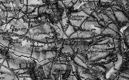 Old map of Nine Oaks in 1898