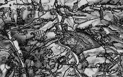 Old map of Vine, The in 1899