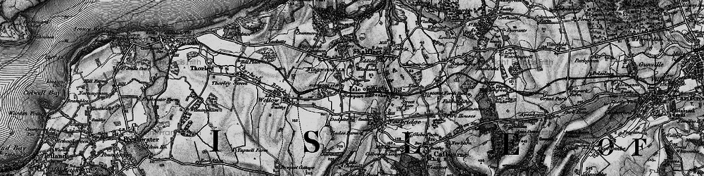 Old map of Ningwood in 1895