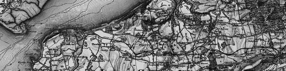 Old map of Ningwood Common in 1895