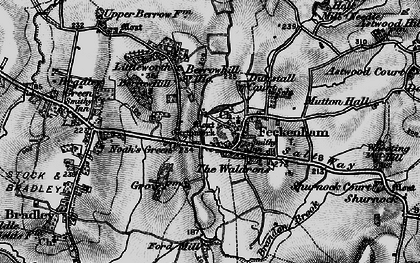 Old map of Noah's Green in 1898
