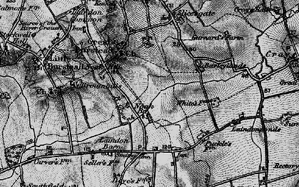 Old map of Noak Hill in 1896