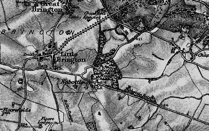 Old map of Nobottle in 1898